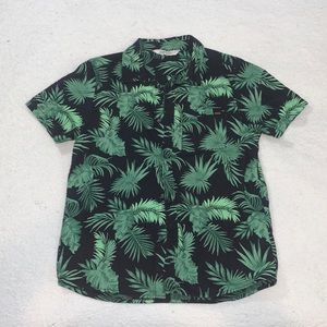 H&M Boys floral button down shirt